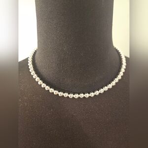 New Tiffany Style Silver Plated Necklace